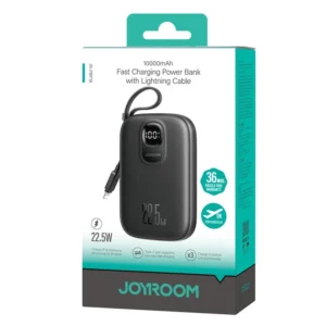 joyroom jr pbf18 22.5w powerbank 10000mah with lightning cable 1.webp