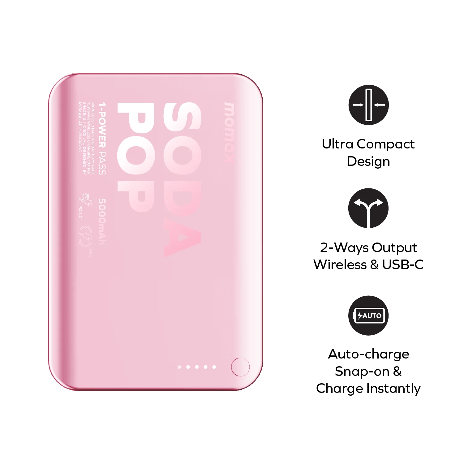 momax 1 power pass 5000mah magnetic wireless charging battery pack 2.webp momax 1 power pass 5000mah magnetic wireless charging battery pack 2.webp