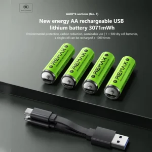 remax aa rechargeable usb lithium battery 8142.webp
