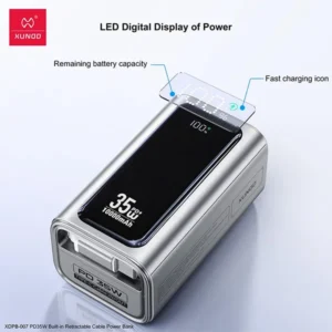 xundd xdpb w007 pd35w 10000mah power bank with retractable cable 5.webp