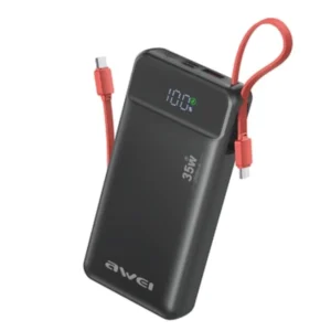 awei s22 35w 20000mah dual cable 35w fast charging power bank 1.webp