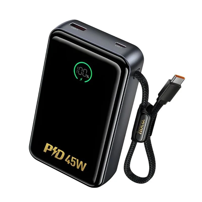hoco q54 pd45w 20000mah power bank with cable shine fast charging backup.webp hoco q54 pd45w 20000mah power bank with cable shine fast charging backup.webp